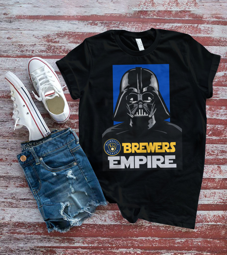 Milwaukee Brewers Darth Vader Empire T-Shirt