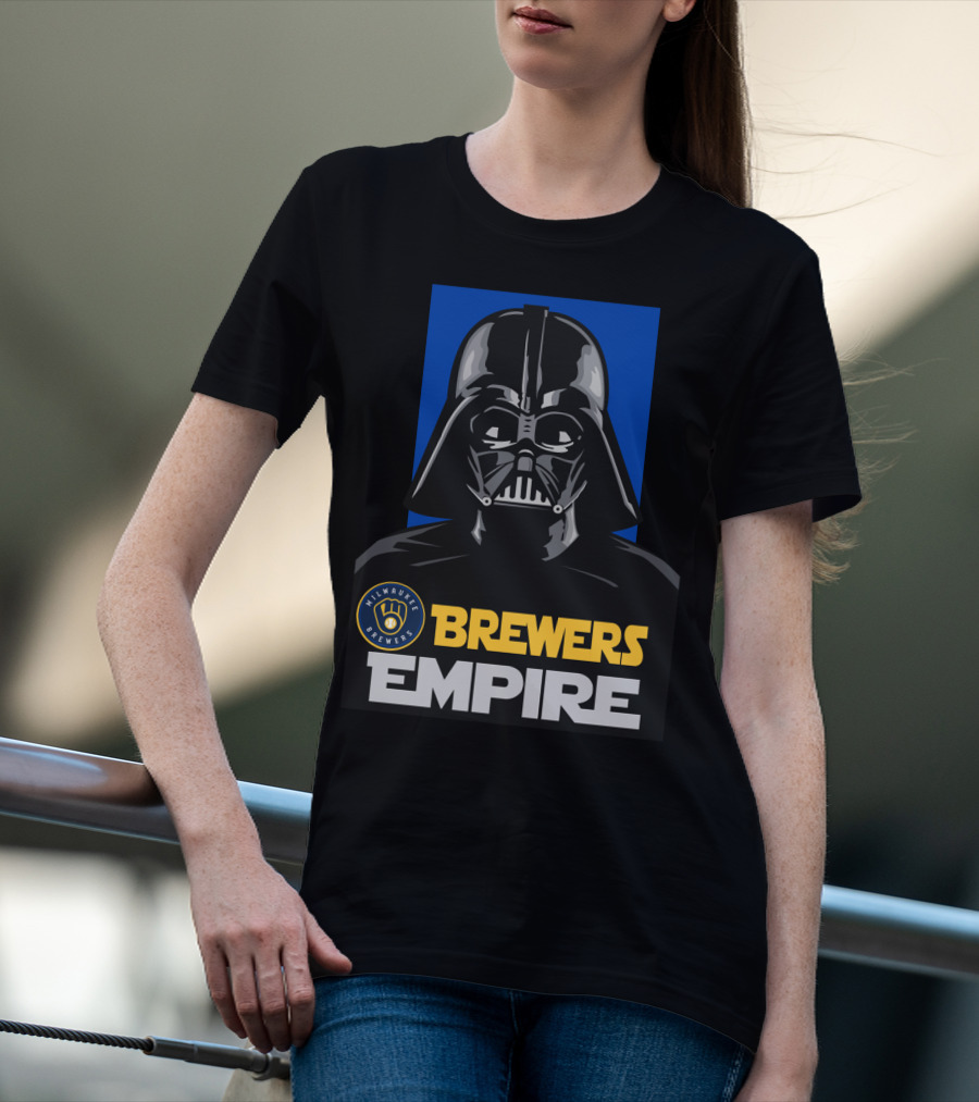 Milwaukee Brewers Darth Vader Empire T-Shirt