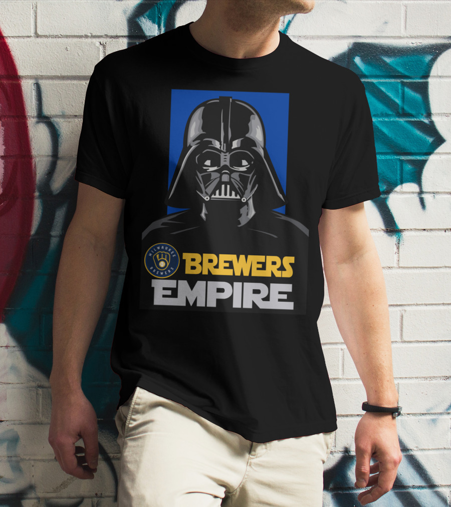 Milwaukee Brewers Darth Vader Empire T-Shirt