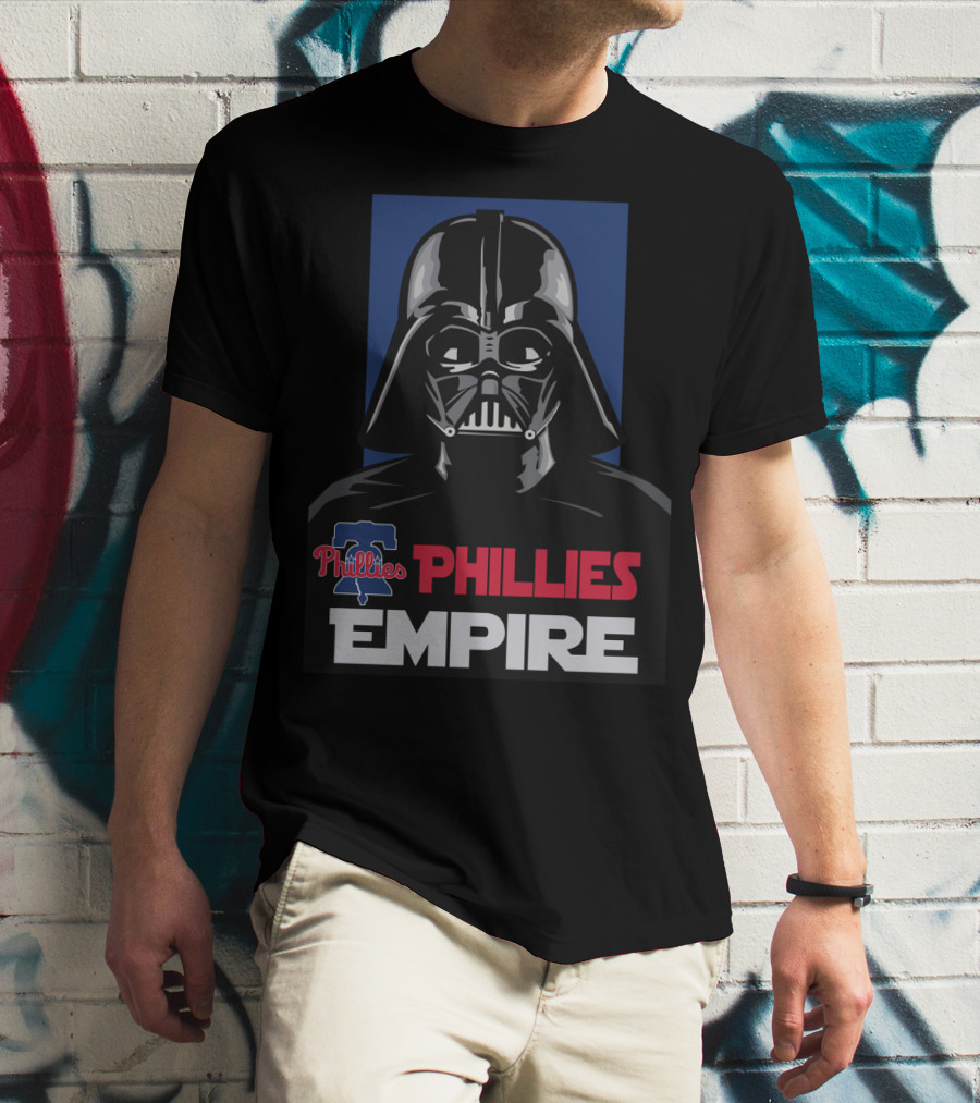 Phillies Empire Darth Vader Philadelphia Phillies T-Shirt