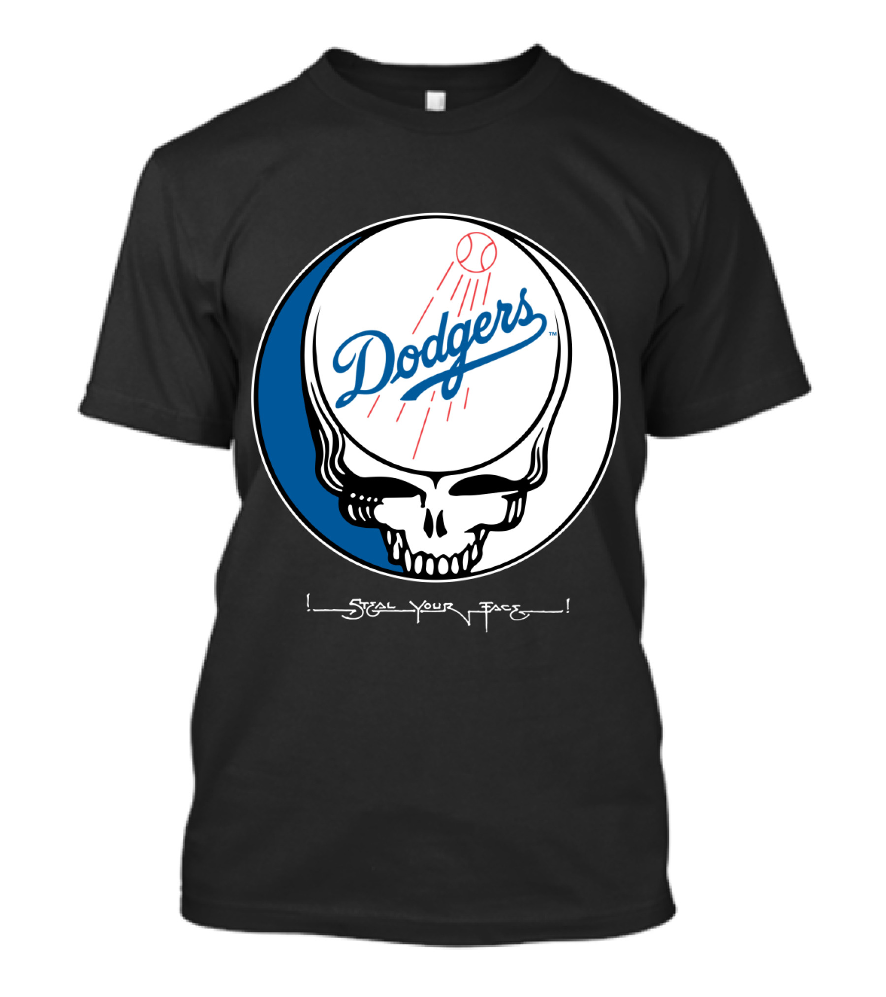 Grateful Dead Steal Your Face Dodgers T-Shirt