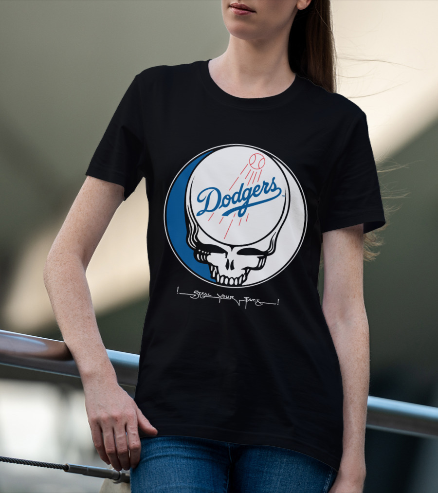 Grateful Dead Steal Your Face Dodgers T-Shirt