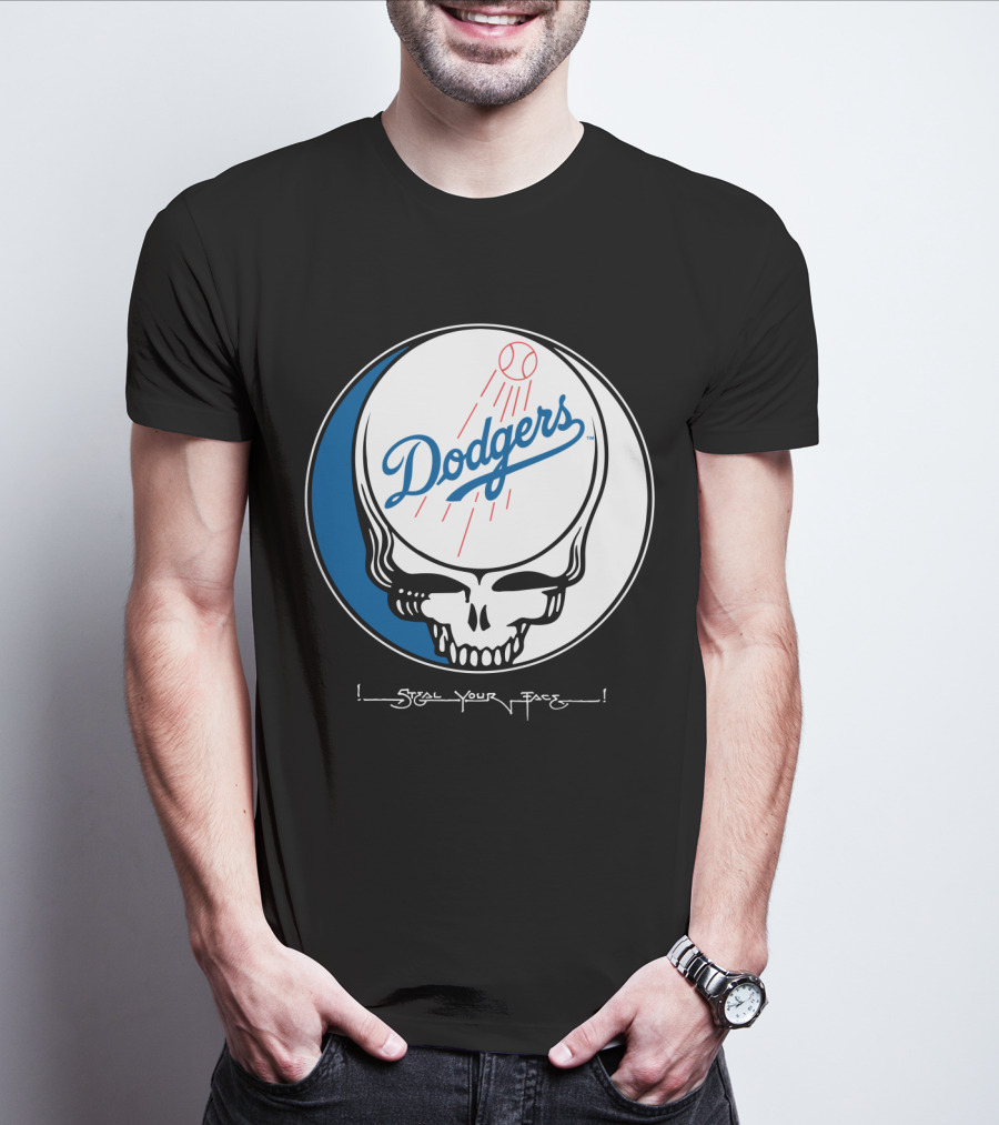 Grateful Dead Steal Your Face Dodgers T-Shirt