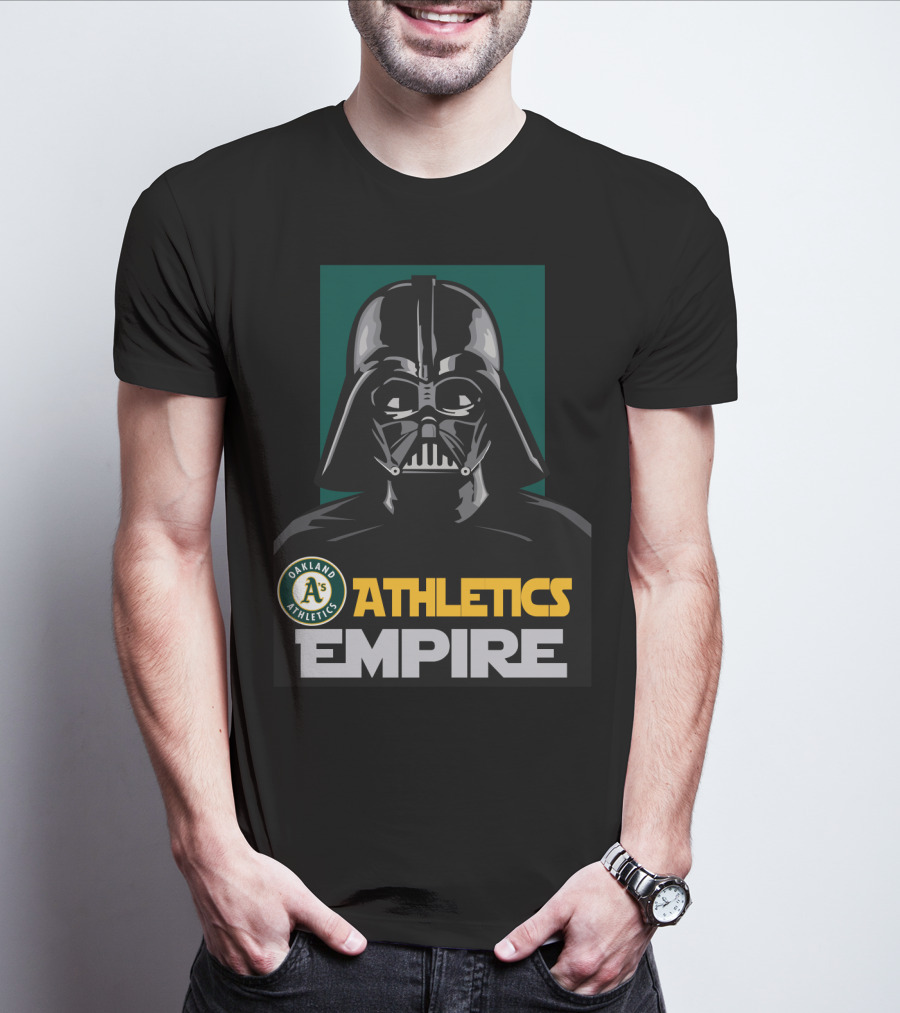 Oakland Athletics Empire Darth Vader A's T-Shirt