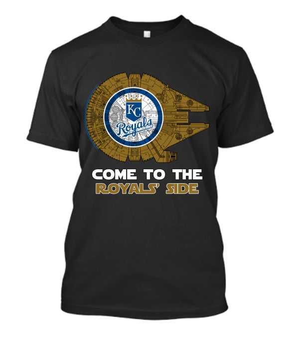 Kansas City Royals Come To The Royals' Side Millennium Falcon T-Shirt