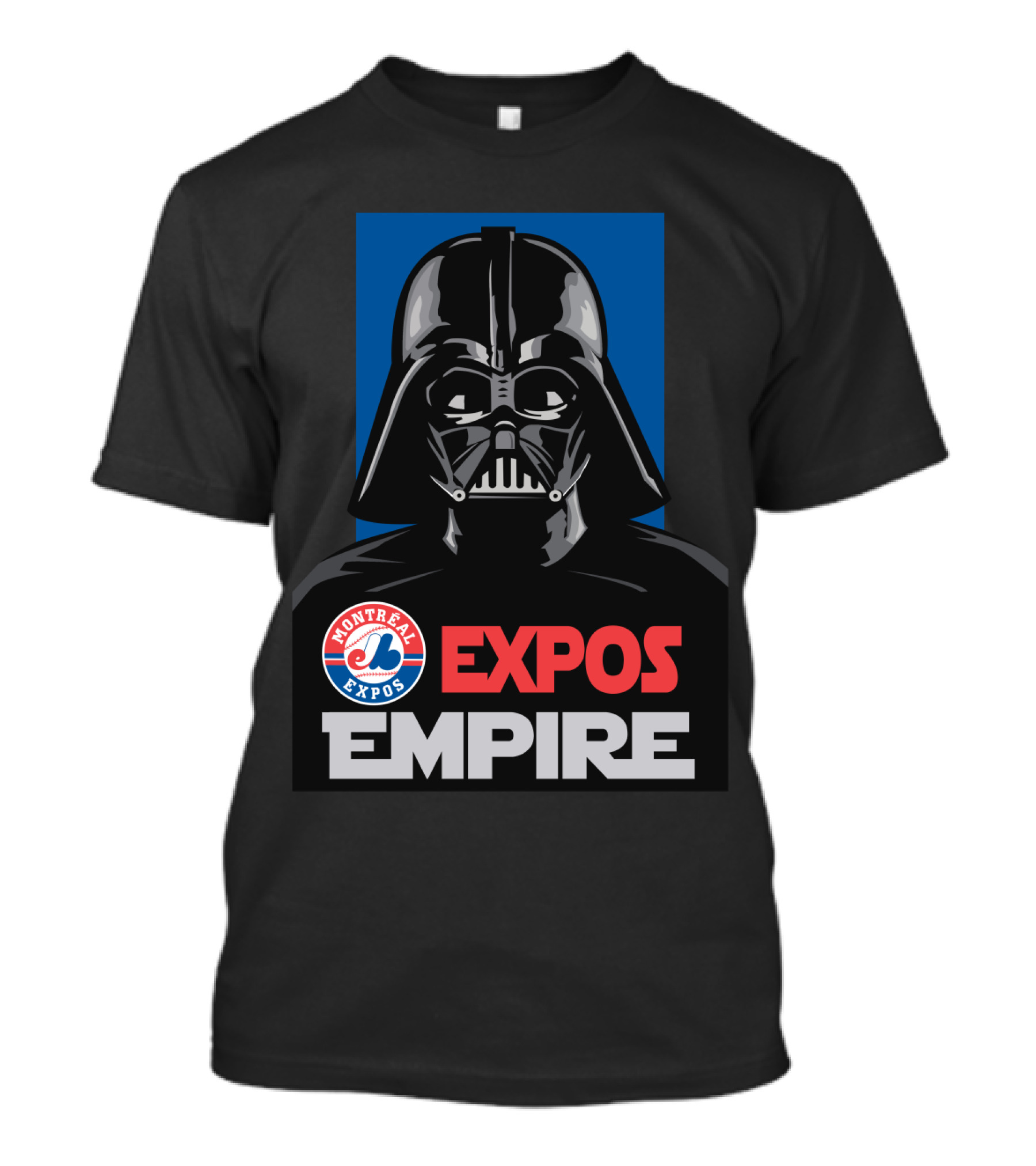 Montreal Expos Empire Darth Vader T-Shirt