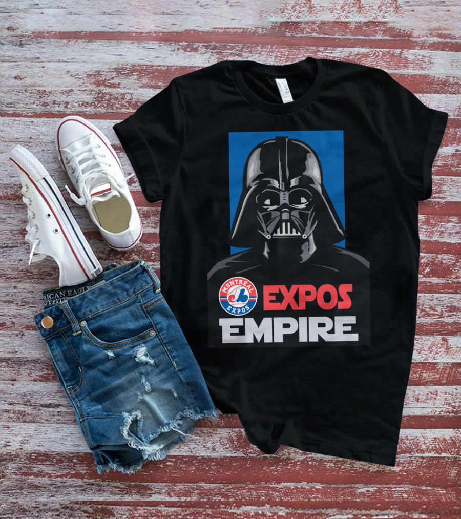 Montreal Expos Empire Darth Vader T-Shirt