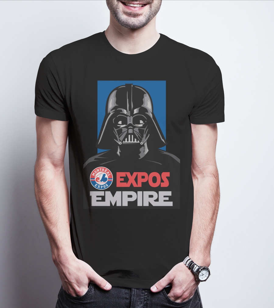 Montreal Expos Empire Darth Vader T-Shirt