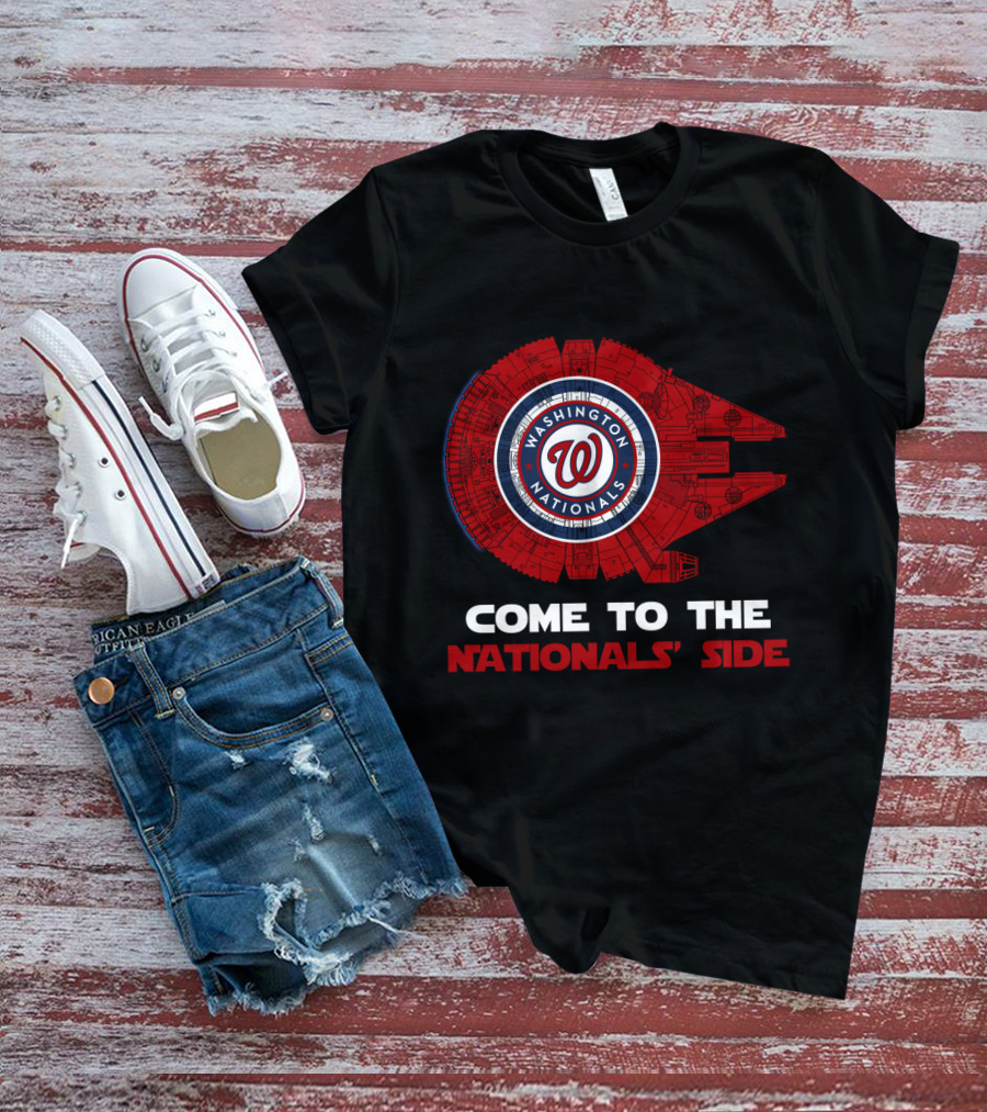 Washington Nationals Come To The Nationals' Side Millennium Falcon T-Shirt