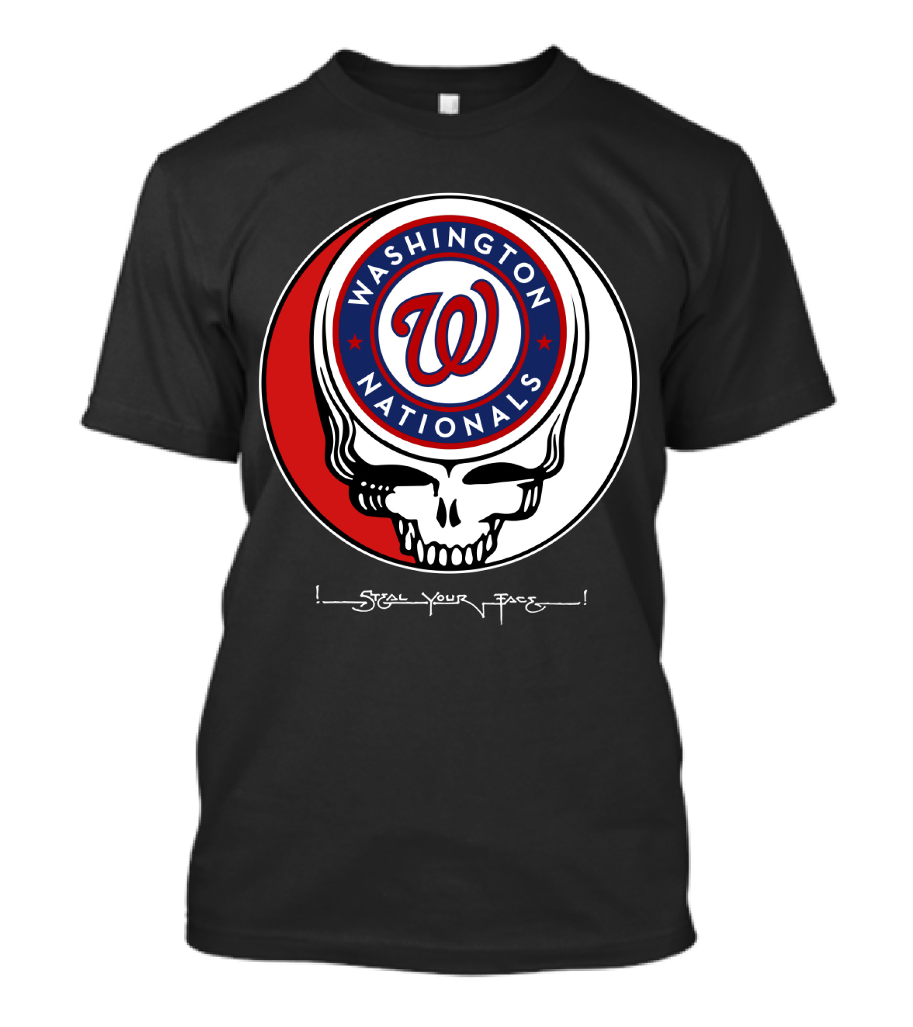 Washington Nationals Grateful Dead Steal Your Face T-Shirt