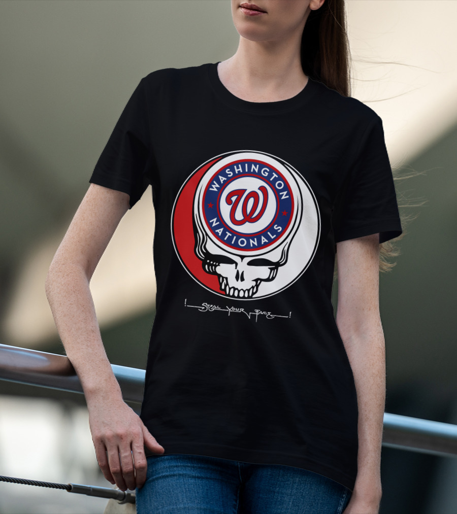 Washington Nationals Grateful Dead Steal Your Face T-Shirt