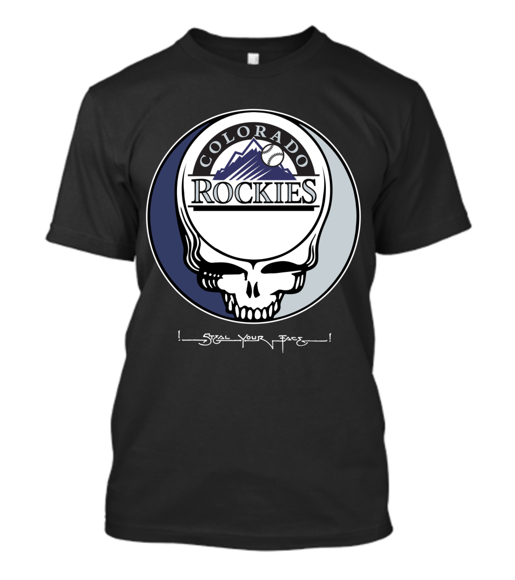 GRATEFUL DEAD Colorado Rockies Steal Your Face T-Shirt
