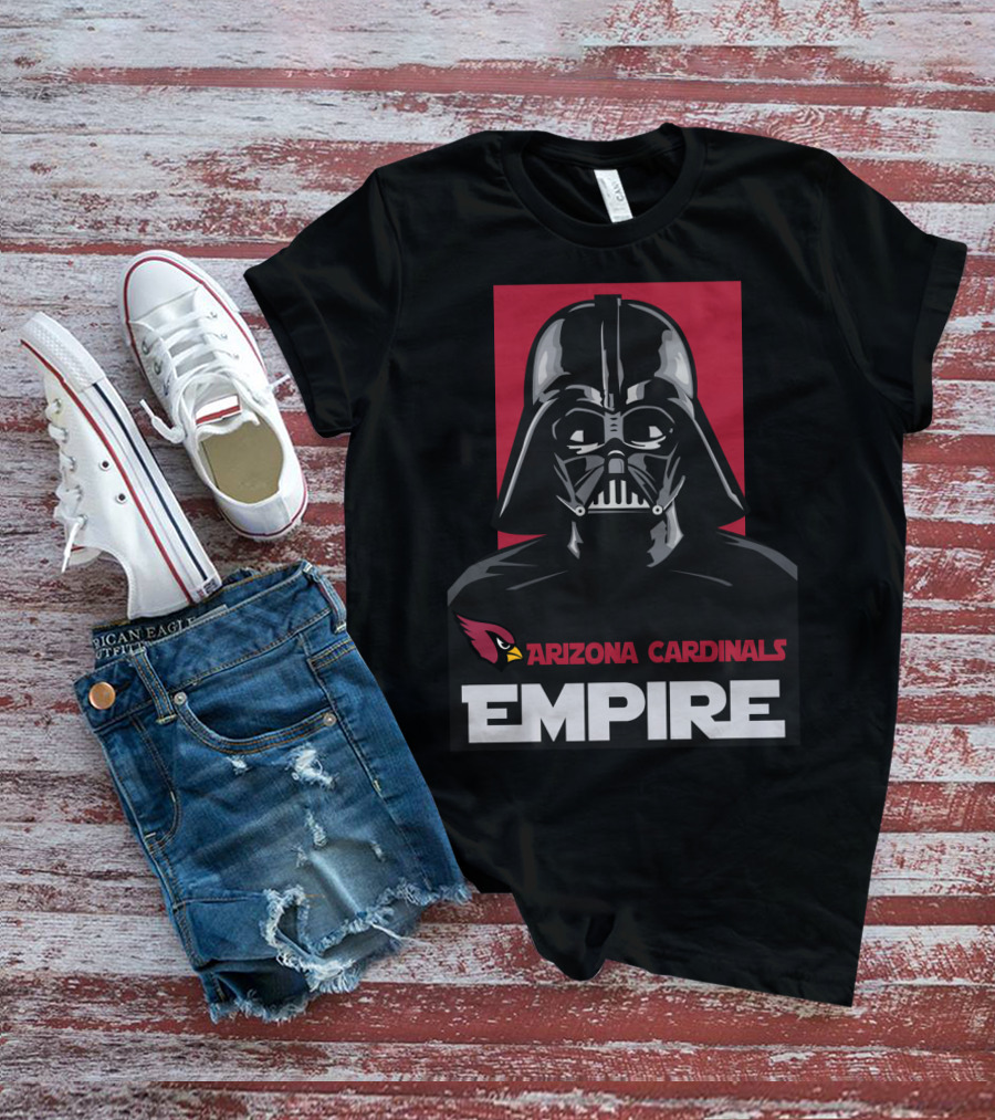 Arizona Cardinals Empire Darth Vader Iconic Fusion T-Shirt