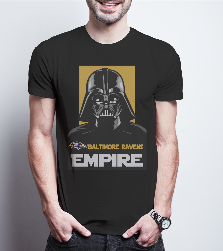 Baltimore Ravens Empire Darth Vader Ravens T-Shirt