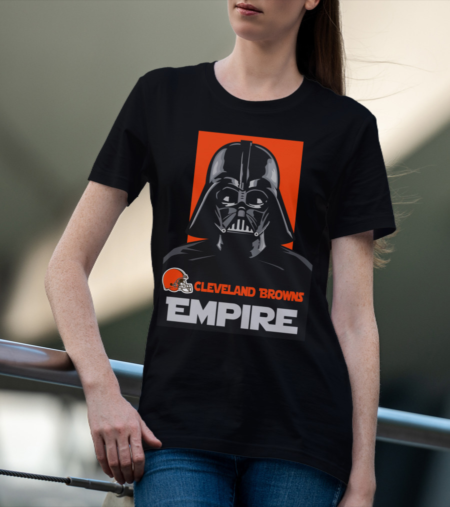 Cleveland Browns Empire Darth Vader Helmet T-Shirt