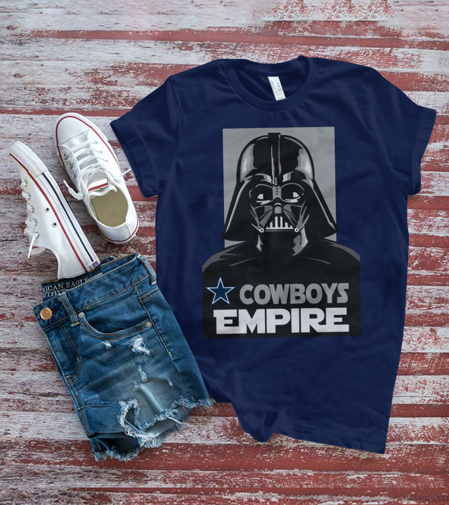 Cowboys Empire Darth Vader Star Wars Dallas Cowboys Star T-Shirt