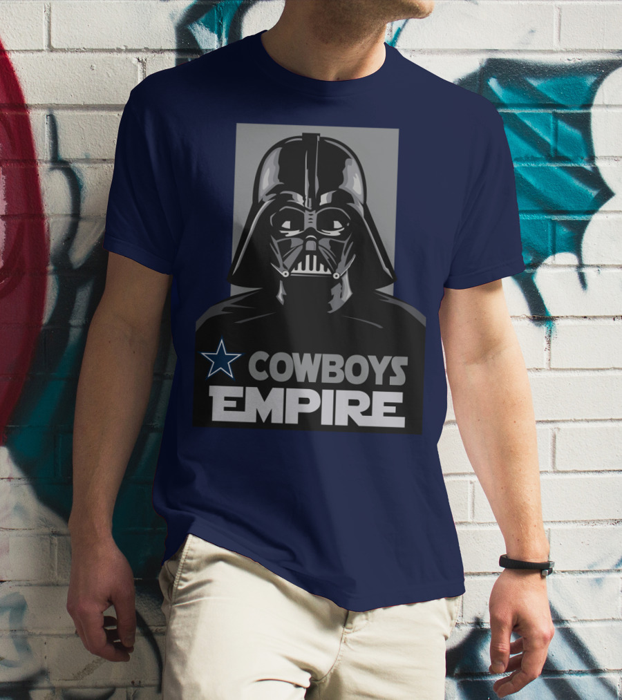 Cowboys Empire Darth Vader Star Wars Dallas Cowboys Star T-Shirt