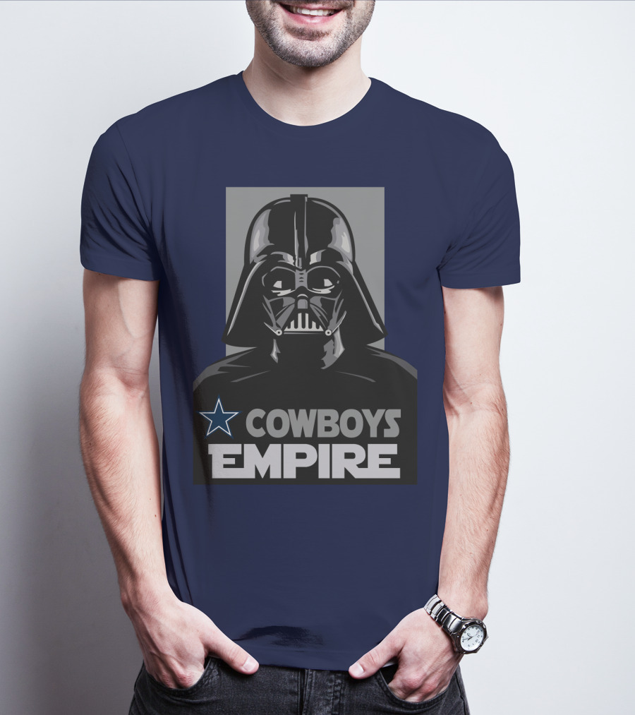 Cowboys Empire Darth Vader Star Wars Dallas Cowboys Star T-Shirt
