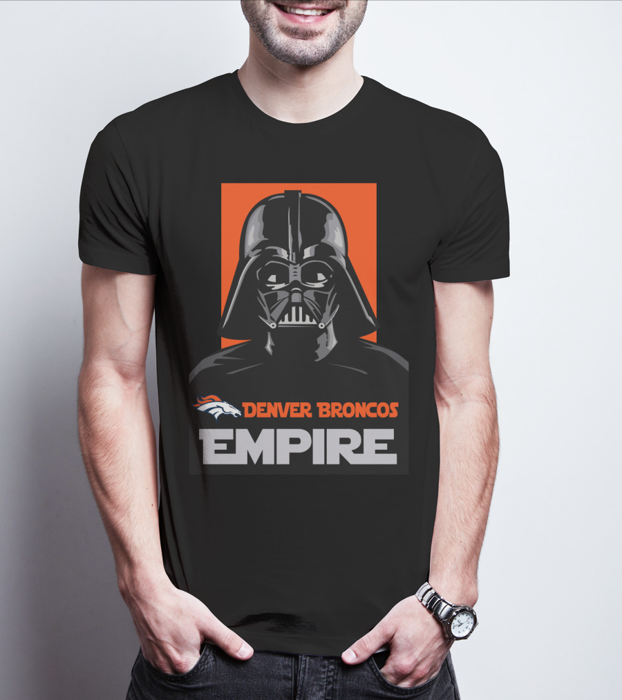 Denver Broncos Empire Darth Vader Broncos T-Shirt