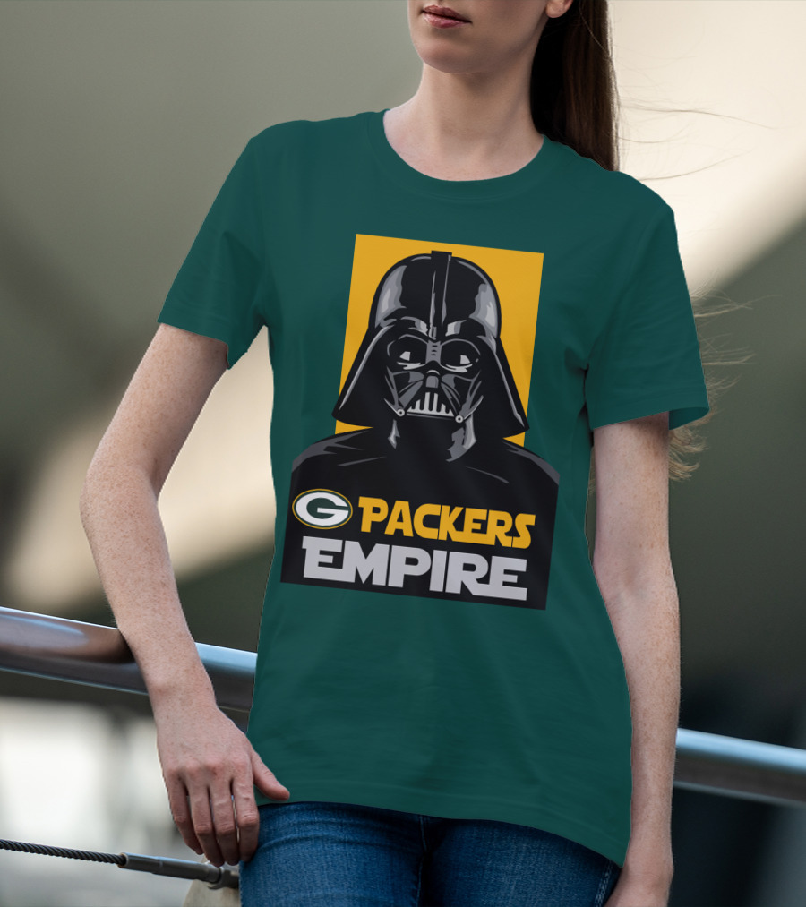 Packers Empire Darth Vader Green Bay T-Shirt