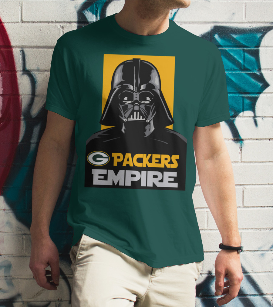 Packers Empire Darth Vader Green Bay T-Shirt