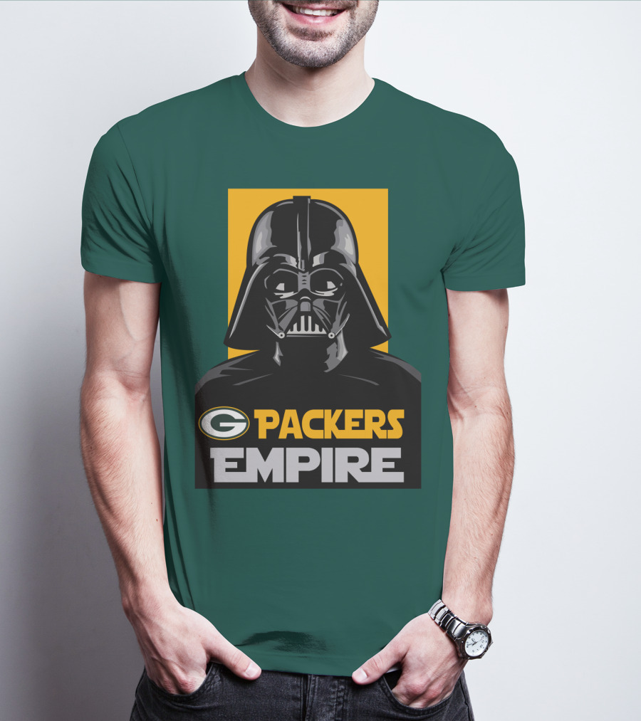 Packers Empire Darth Vader Green Bay T-Shirt