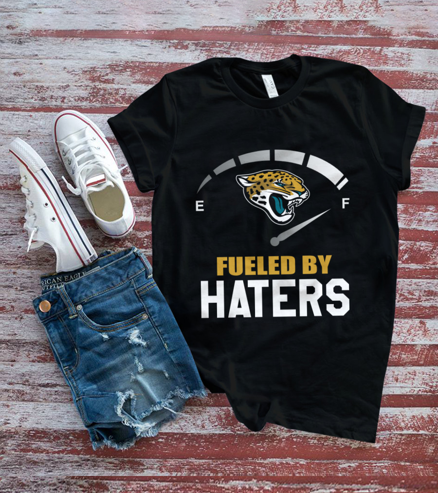 Fueled By Haters Jacksonville Jaguars Motif T-Shirt