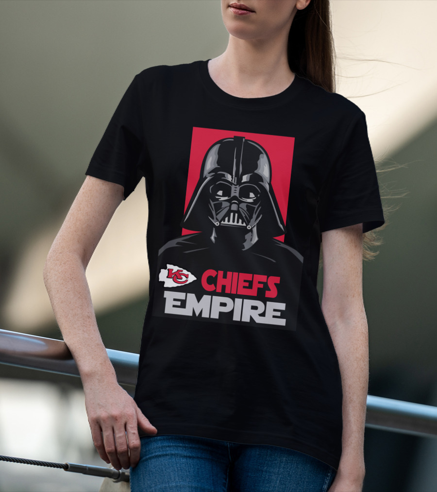Chiefs Empire Darth Vader Kansas City Chiefs Fan Collaboration T-Shirt