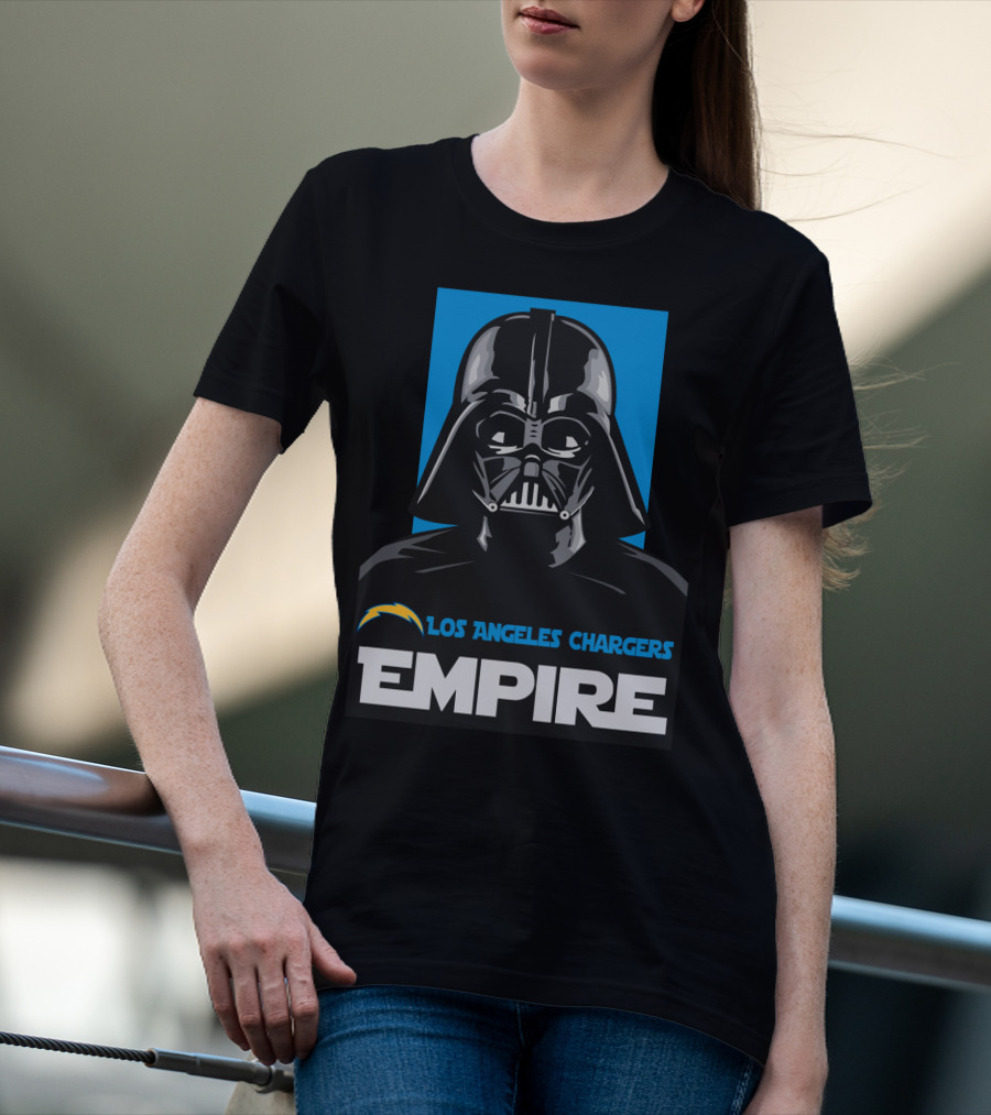 Los Angeles Chargers Empire Darth Vader T-Shirt
