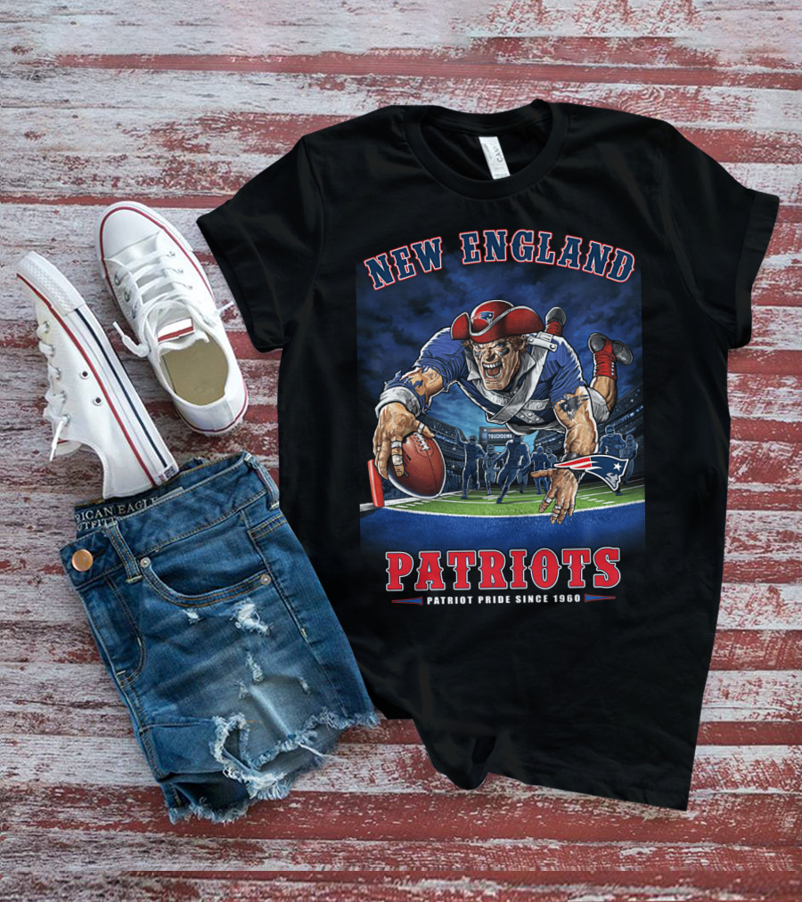 New England Patriots Patriot Pride Since 1960 End Zone Nfl T-Shirt