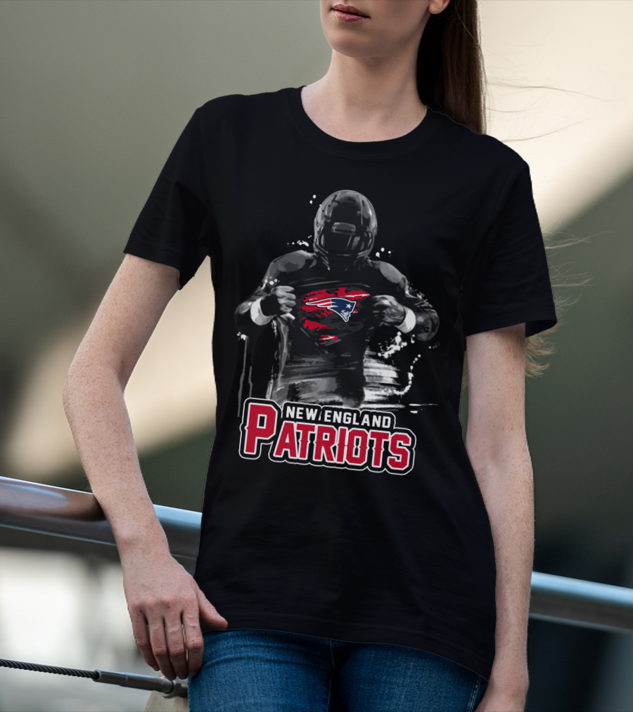 New England Patriots Football Superhero T-Shirt
