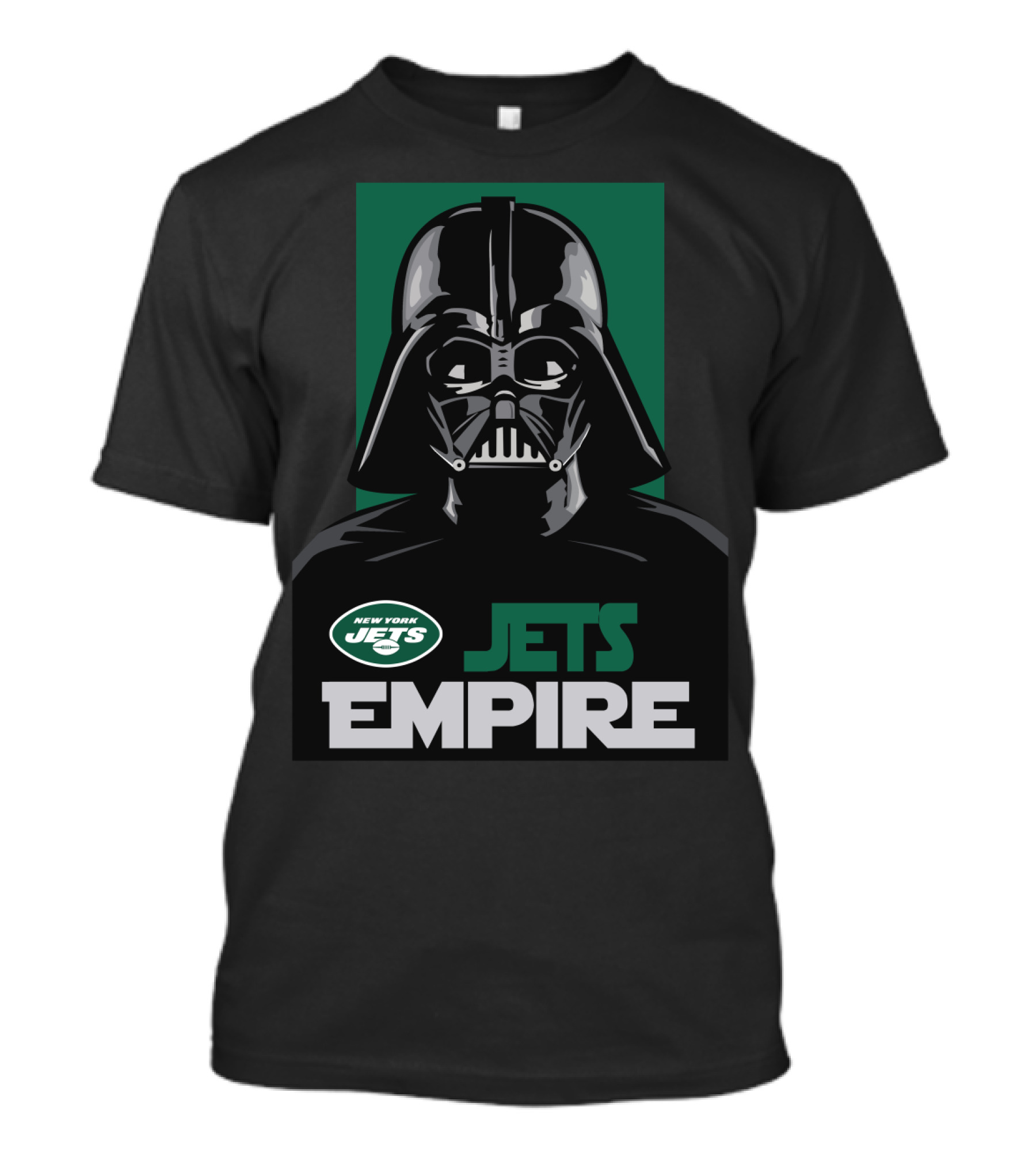 New York Jets Empire Darth Vader Nfl Star Wars Crossover T-Shirt