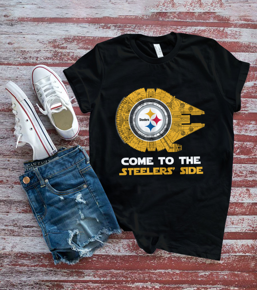 Steelers Come To The Side Millennium Falcon T-Shirt