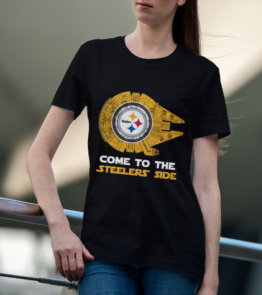 Steelers Come To The Side Millennium Falcon T-Shirt