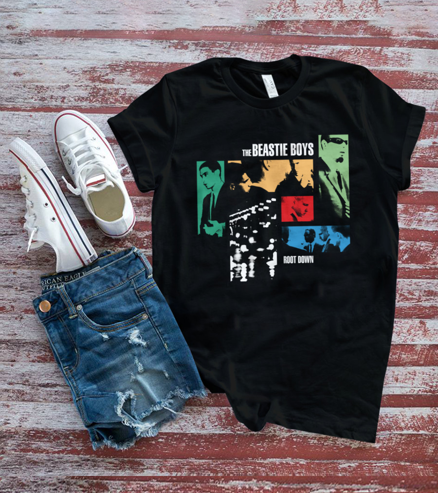 The Beastie Boys Root Down Colorful Collage T-Shirt