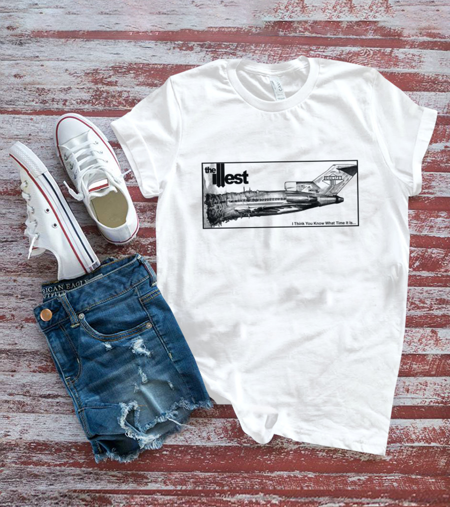 The Beastie Boys The Illest I Think You Know What Time It Is Plane Licensed To Ill T-Shirt