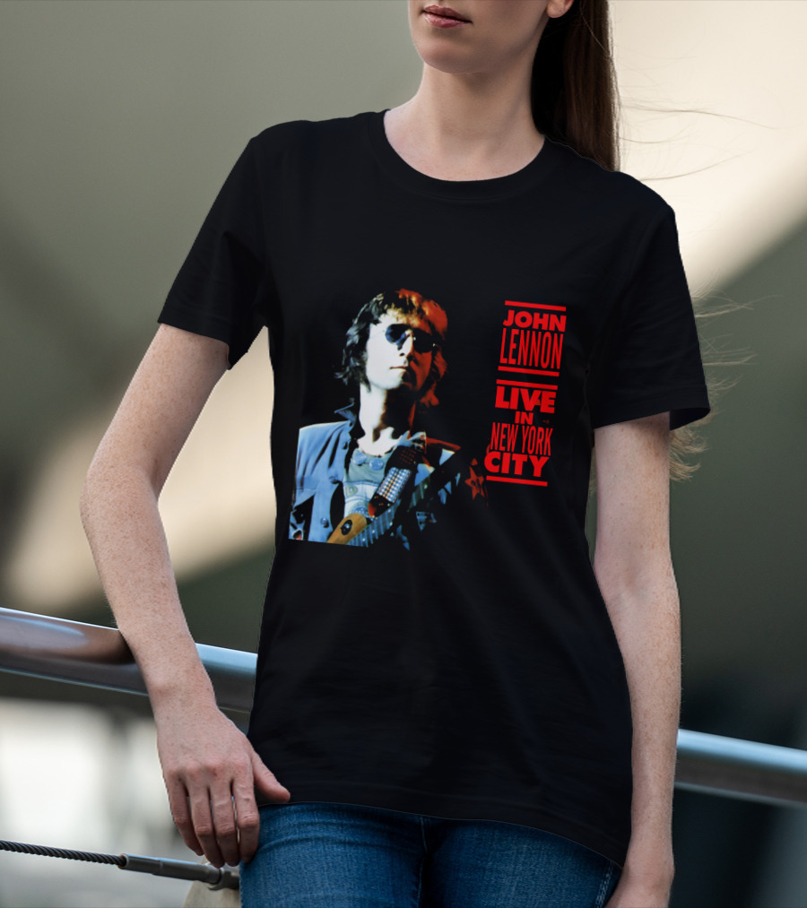 John Lennon Live In New York City T-Shirt