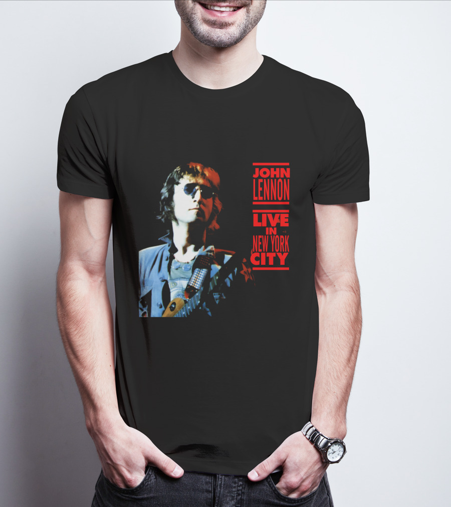 John Lennon Live In New York City T-Shirt