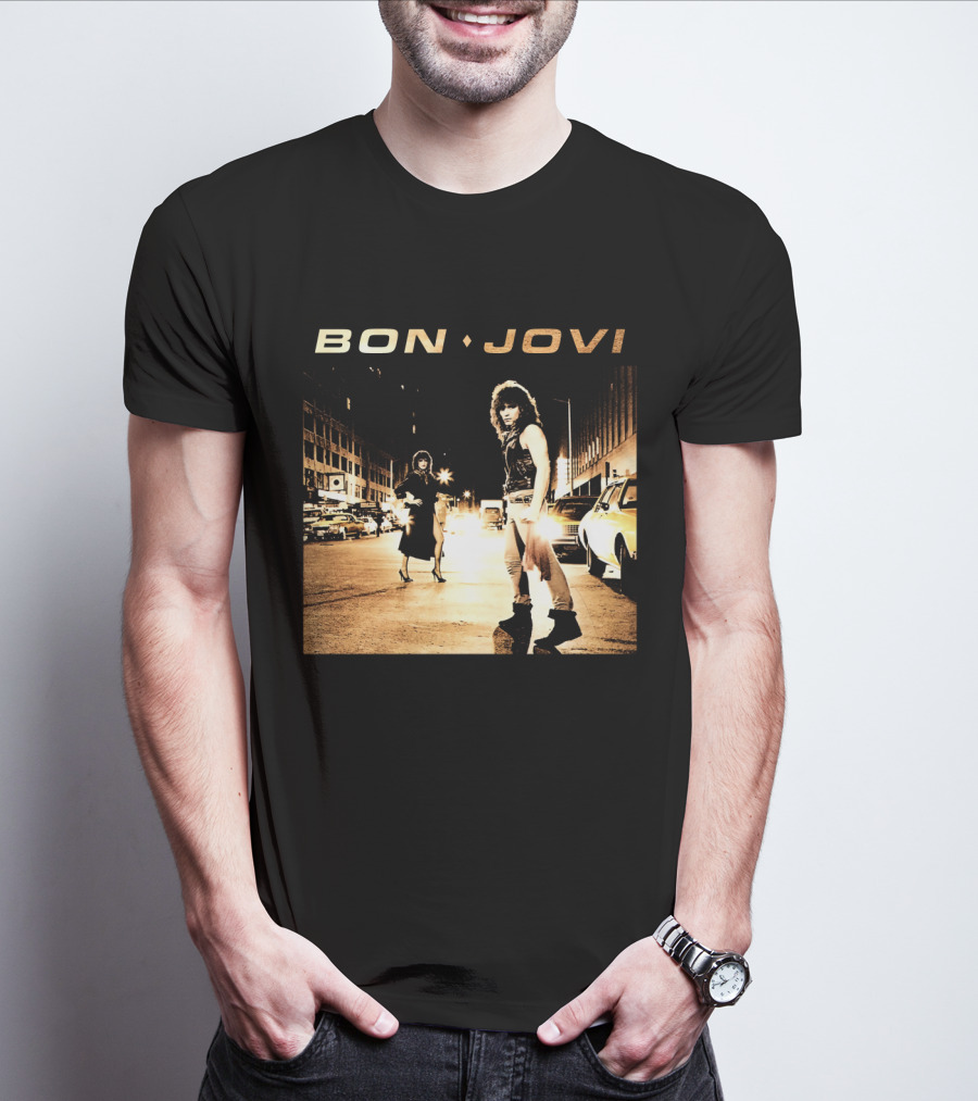 BON JOVI Urban Street Scene T-Shirt