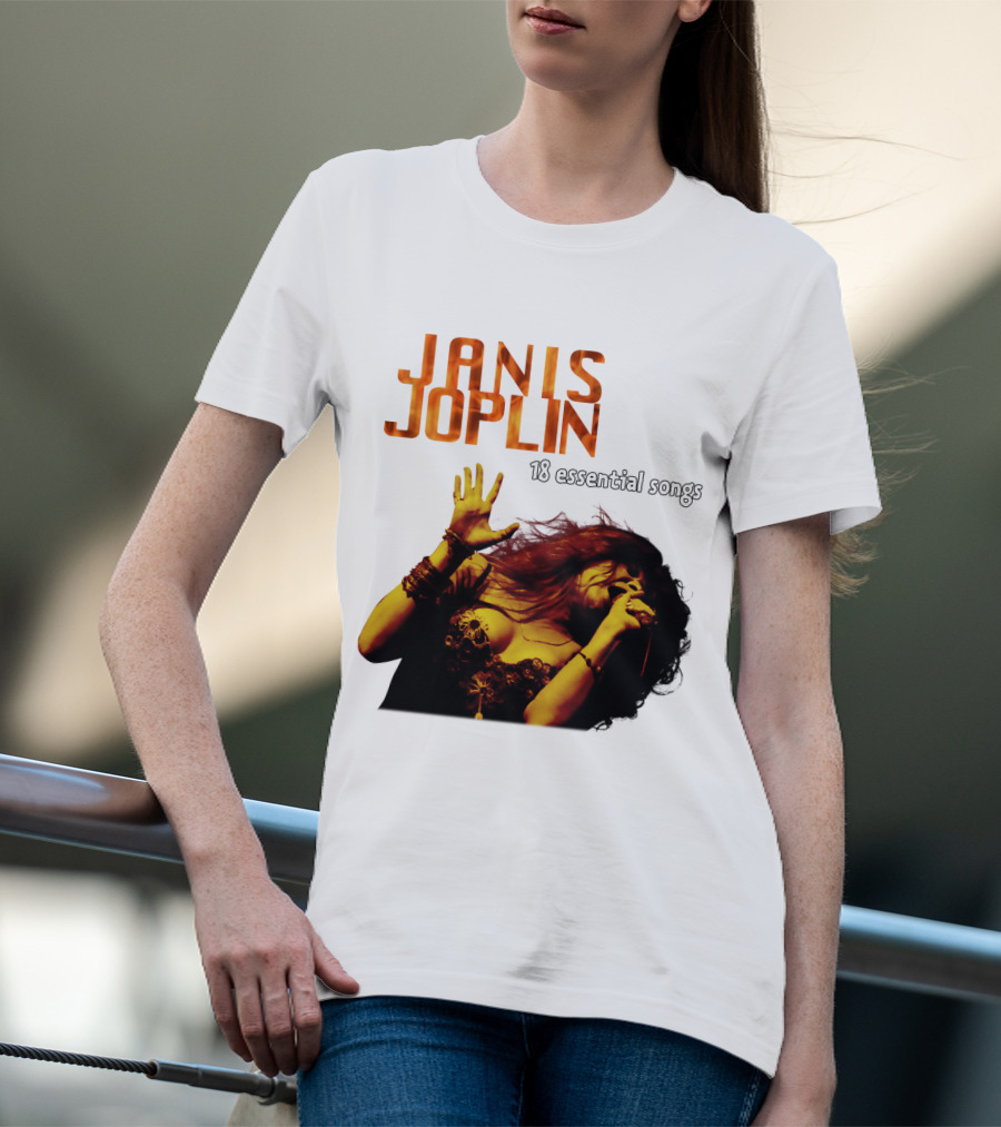 Janis Joplin 18 Essential Songs T-Shirt