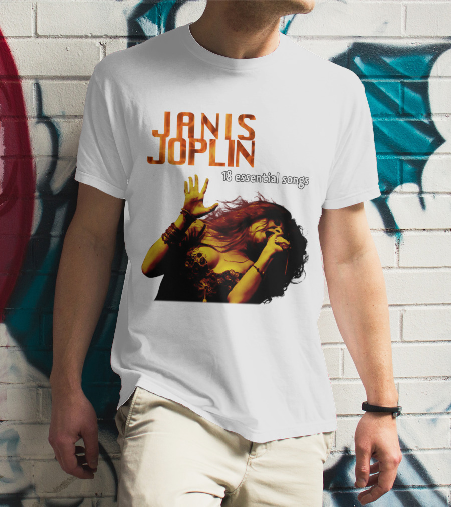 Janis Joplin 18 Essential Songs T-Shirt