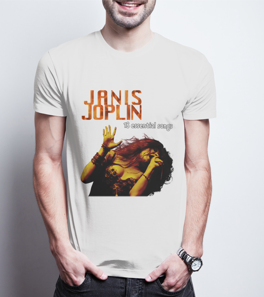 Janis Joplin 18 Essential Songs T-Shirt