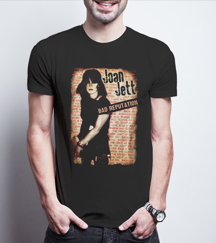 Joan Jett Bad Reputation Vintage Style T-Shirt