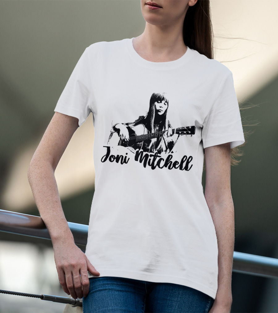 Joni Mitchell Guitar T-Shirt