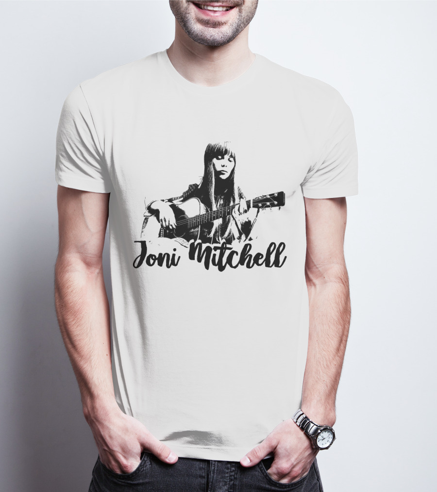 Joni Mitchell Guitar T-Shirt