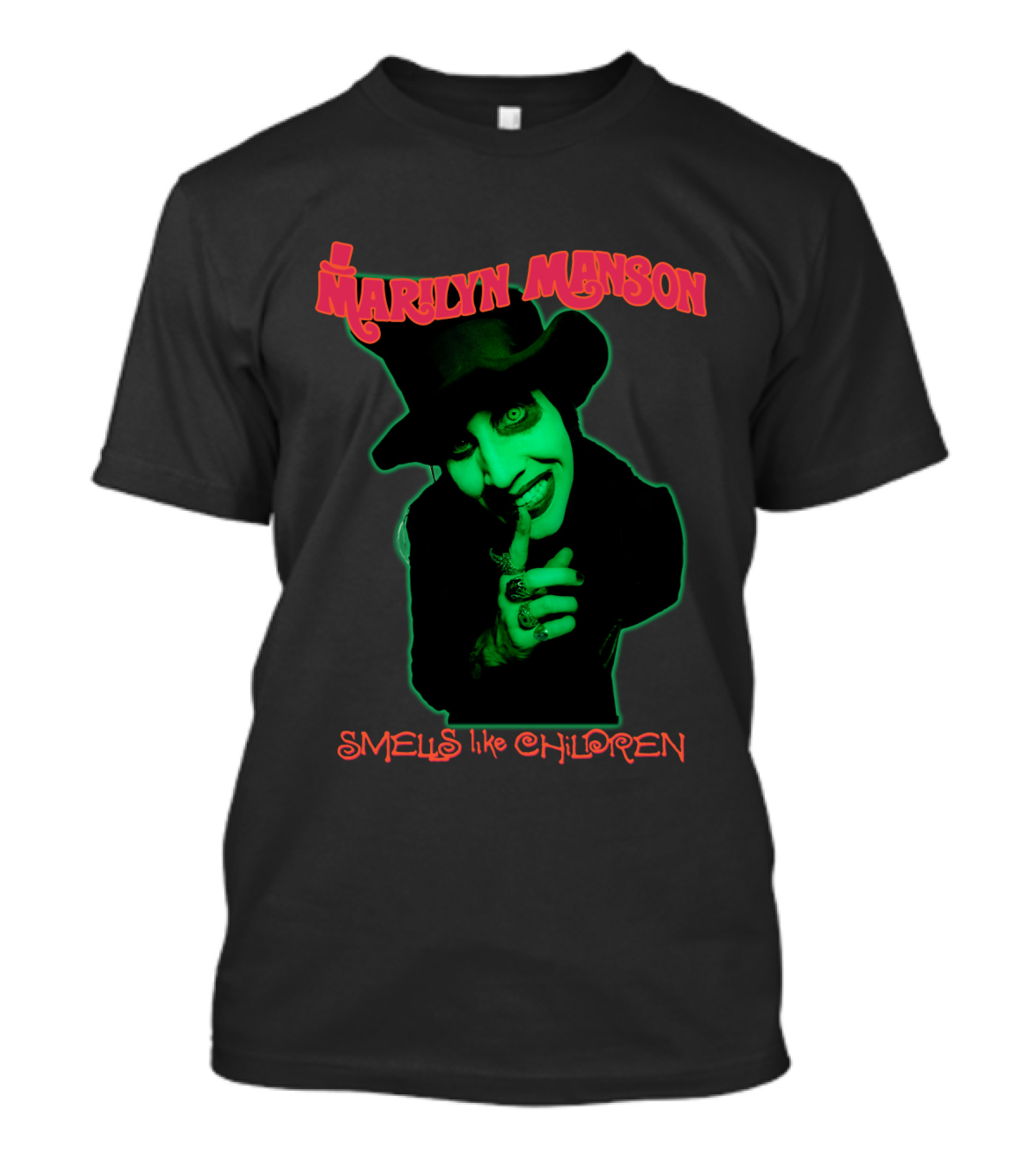 Marilyn Manson Smells Like Children Green T-Shirt