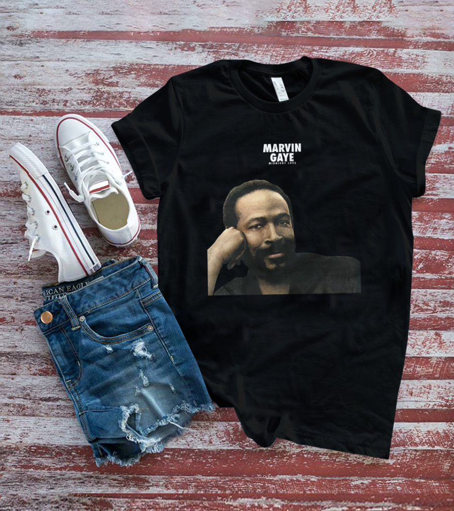 Marvin Gaye Midnight Love Mvg 01 T-Shirt