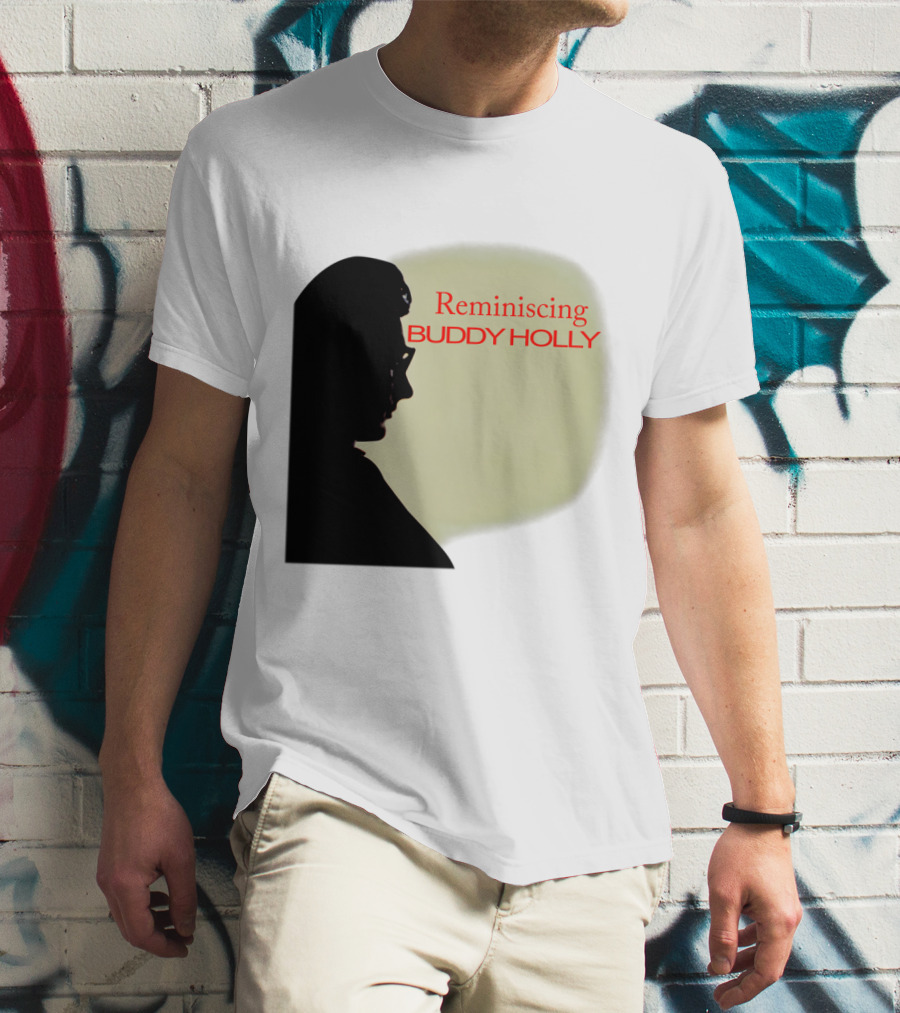 Reminiscing Buddy Holly Iconic Silhouette T-Shirt