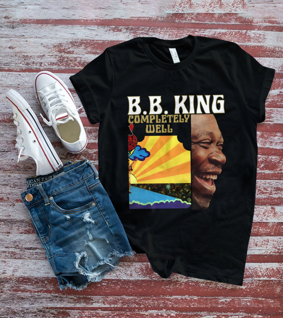B.B. King Completely Well Vibrant Illustration With Smiling Face T-Shirt