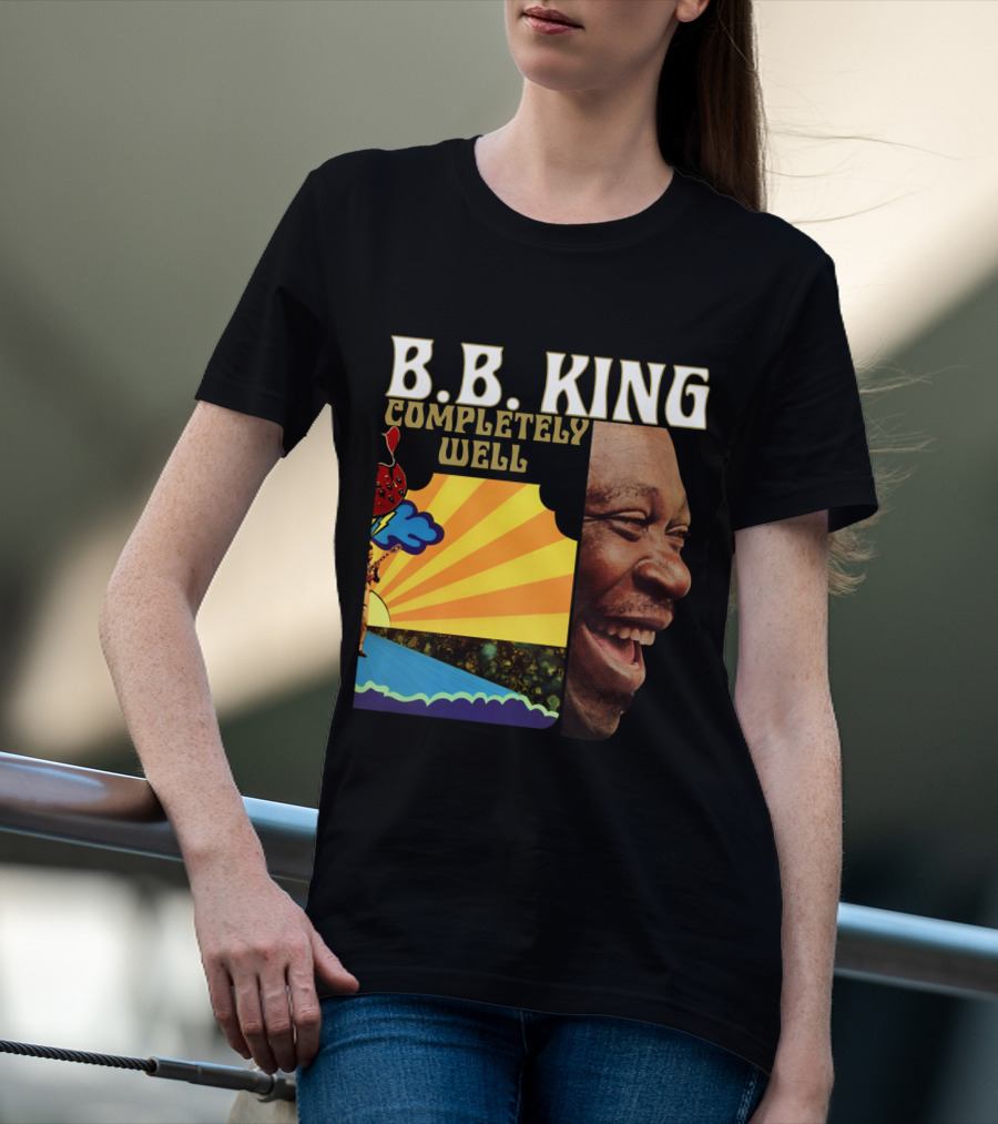 B.B. King Completely Well Vibrant Illustration With Smiling Face T-Shirt